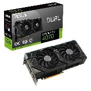 Изображение товара Видеокарта ASUS NVIDIA GeForce RTX 4070 DUAL OC 12GB (DUAL-RTX4070-O12G) (90YV0IZ2-M0NA00)