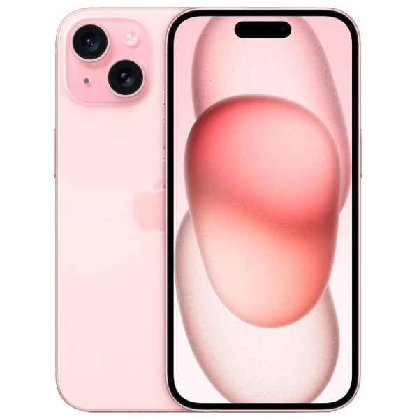 Смартфон Apple iPhone 15 256GB Dual Sim Pink