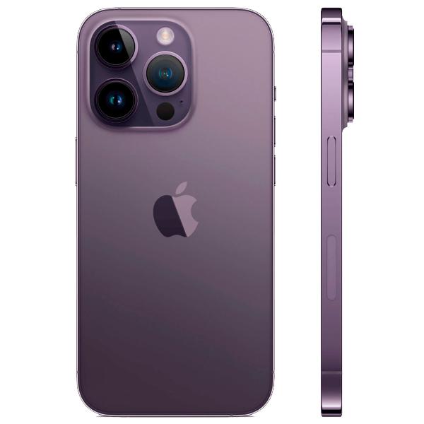 Изображение товара Восстановленный смартфон Apple iPhone 14 Pro 256GB nanoSim/eSim Deep Purple, хороший (без RuStore)