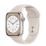 Изображение товара Восстановленные смарт-часы Apple Watch Series 8 41mm Starlight Aluminum Case with Starlight Sport Band, размер Regular, хороший
