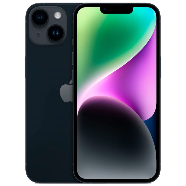 Восстановленный смартфон Apple iPhone 14 128GB Dual Sim Midnight, отличный