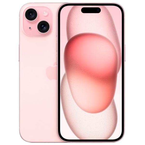 Изображение товара Восстановленный смартфон Apple iPhone 15 256GB Dual Sim Pink, хороший (без RuStore)