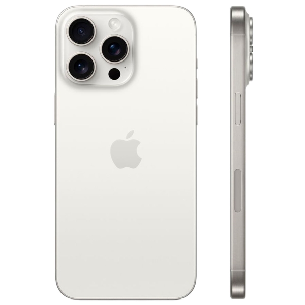 Изображение товара Восстановленный смартфон Apple iPhone 15 Pro Max 256GB nanoSim/eSim White Titanium, хороший (без RuStore)