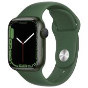 Изображение товара Восстановленные смарт-часы Apple Watch Series 7 41mm Green Aluminum Case with Clover Sport Band (MKN03), хороший