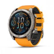 Изображение товара Спортивные часы Garmin Fenix 8 AMOLED Sapphire 51мм серый оранжевые