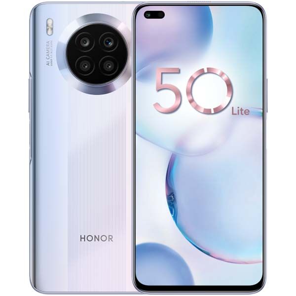 Восстановленный смартфон HONOR 50 Lite 6/128Gb Space Silver, хороший