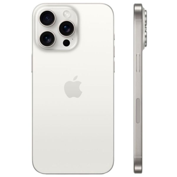 Изображение товара Восстановленный смартфон Apple iPhone 15 Pro Max 512GB nanoSim/eSim White Titanium, отличный (без RuStore)