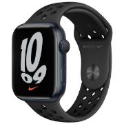 Изображение товара Восстановленные смарт-часы Apple Watch Series 7 Nike 45mm Midnight Aluminum Case with Black Nike Sport Band (MKNC3), отличный