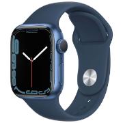Изображение товара Восстановленные смарт-часы Apple Watch Series 7 41mm Blue Aluminum Case with Abyss Blue Sport Band, хороший