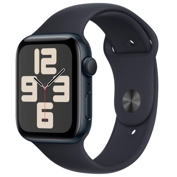 Изображение товара Восстановленные смарт-часы Apple Watch SE 2023 44mm Midnight Aluminum Case with Midnight Sport Band, размер S/M (MRE73), хороший