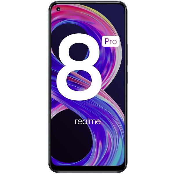 Изображение товара Восстановленный смартфон realme 8 PRO 6/128GB Black (RMX3081), хороший