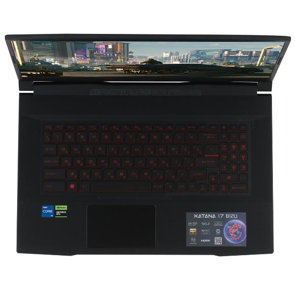 Изображение товара Восстановленный ноутбук игровой MSI Katana 17/17.3"/Core i5-12450H/8/512GB/RTX2050/noOS/Black (B12UCX-1023XRU), как новый