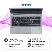 Изображение товара Восстановленный ноутбук Tecno T1/15.6"/Core i5-1035G1/16/512GB/Linux/Grey, отличный