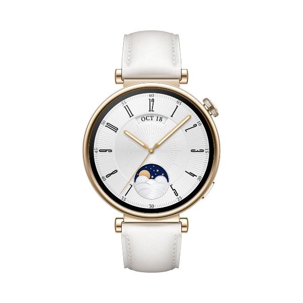 Изображение товара Восстановленные смарт-часы HUAWEI Watch GT 4 41mm Aurora White Leather (ARA-B19), как новый