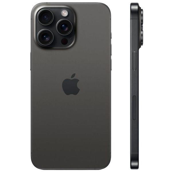 Изображение товара Восстановленный смартфон Apple iPhone 15 Pro Max 256GB Dual Sim Black Titanium, рабочий (без RuStore)