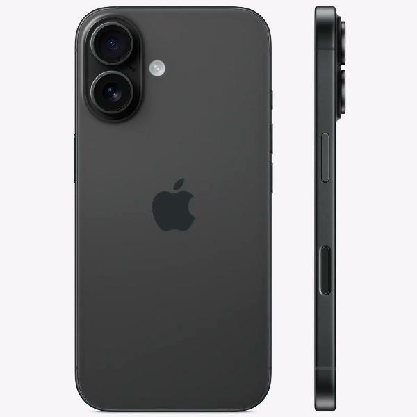 Изображение товара Восстановленный смартфон Apple iPhone 16 256GB nanoSim/eSim Black, рабочий (без RuStore)