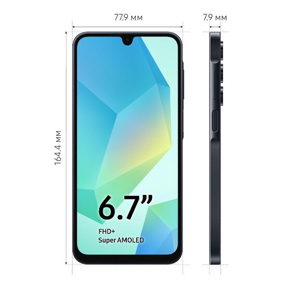 Изображение товара Восстановленный смартфон Samsung Galaxy A16 8/256GB Black, как новый