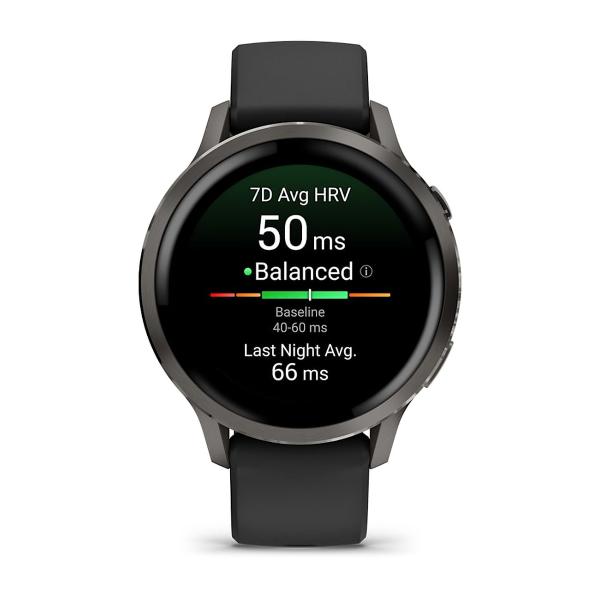 Изображение товара Спортивные часы Garmin Venu 4 черный, черный ремешок 41мм 010-03013-02