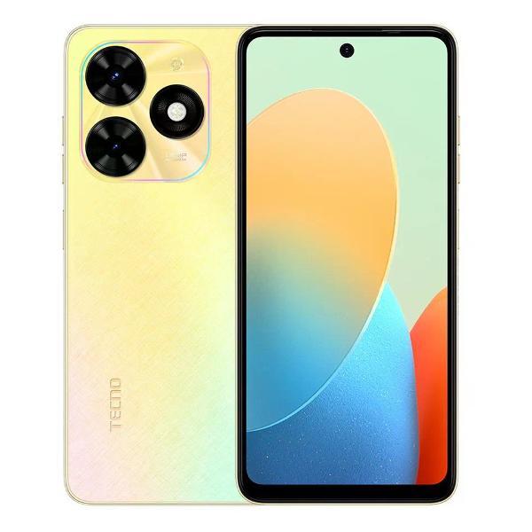 Изображение товара Восстановленный смартфон Tecno SPARK Go 2024 4/64GB золотой, хороший