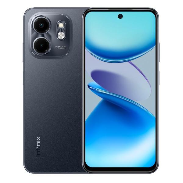 Изображение товара Восстановленный смартфон Infinix Smart 9 4ГБ/128ГБ Черный с ярким дисплеем