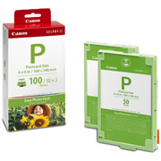 Изображение товара Набор для компактного принтера Canon Картридж + фотобумага E-P100