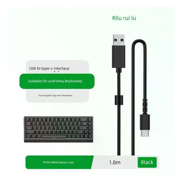 Изображение товара Кабель UNIMALL Nd-63 USB Type-C 1.8 м черный для смартфонов и компьютеров