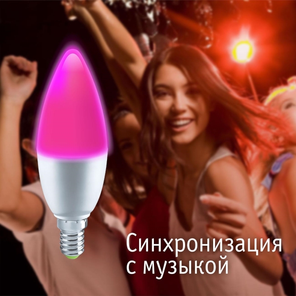 Изображение товара Умная лампа Navigator NLL-C37-7-230-RGBWWW-E14-WIFI (82422)