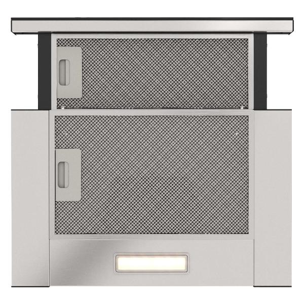 Изображение товара Вытяжка встраиваемая в шкаф Elikor Интегра GLASS 45Н-400-В2Д нержавеющая сталь/стекло