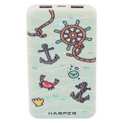 Изображение товара Внешний аккумулятор Harper PB-0021 голубой