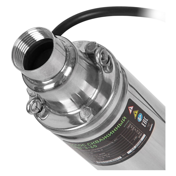 Изображение товара Насос погружной для скважины Сибртех СНВ-3-65 (97290)