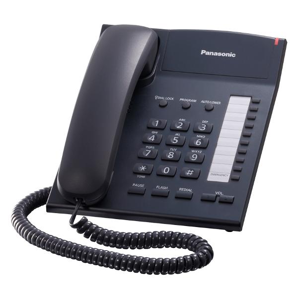 Телефон проводной Panasonic KX-TS2382RUB Black
