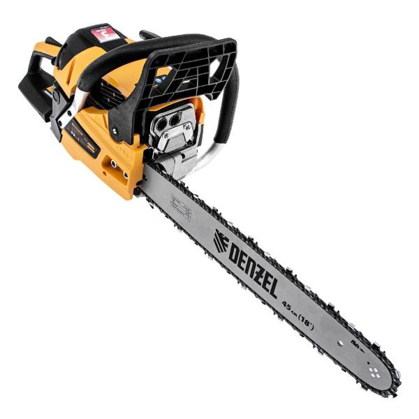 Изображение товара Бензопила цепная садовая Denzel DS-5218, 52 см3 (95237)