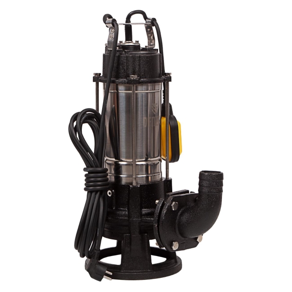 Изображение товара Фекальный насос Denzel FP1800-KS 26000 л/ч, 17м, нож (99806)