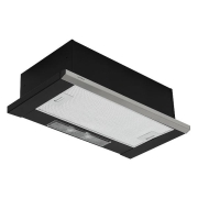 Изображение товара Вытяжка Krona Kamilla slim 600 Black/Inox (1 мотор)