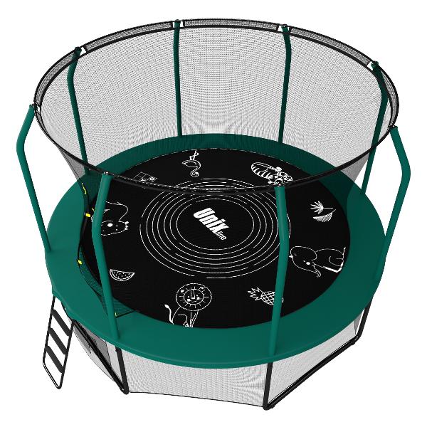 Изображение товара Батут каркасный UNIX line SUPREME GAME 16 (TRUSUG16GR) черный