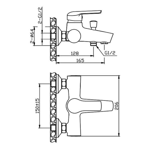 Изображение товара Смеситель Orange M54-100gr