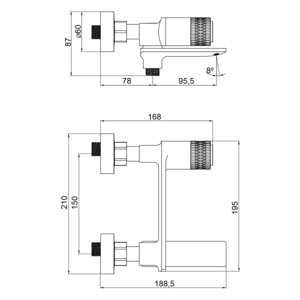 Изображение товара Смеситель Orange M01-100cr