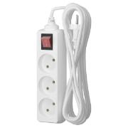 Изображение товара Удлинитель Фотон 5м 3роз.белый 10-53S White