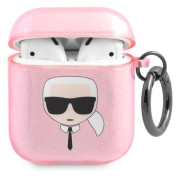 Изображение товара Чехол Karl Lagerfeld для Airpods 1/2 TPU With Ring (KLA2UKHGP)