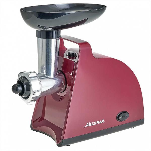 Изображение товара Электромясорубка Аксинья КС-2003 бордовая