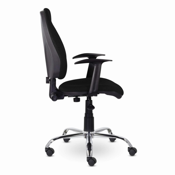 Изображение товара Кресло компьютерное Brabix Comfort MG-322, хром, ткань, черное