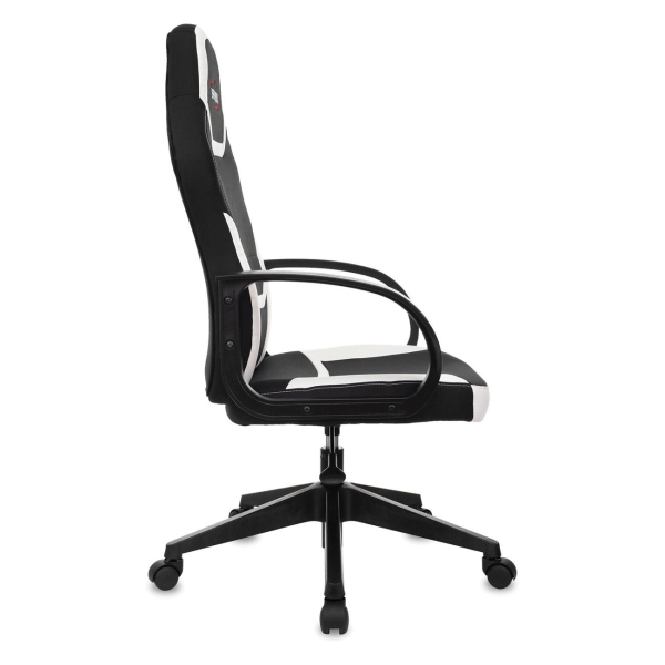 Изображение товара Кресло компьютерное Brabix Alpha GM-018, тк/э/кожа, черн/белое