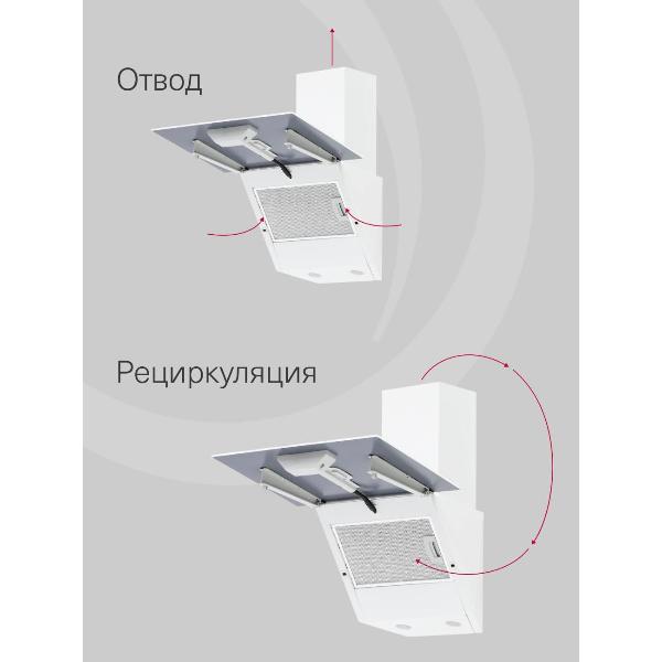 Изображение товара Вытяжка Krona JINA 500 WHITE PB