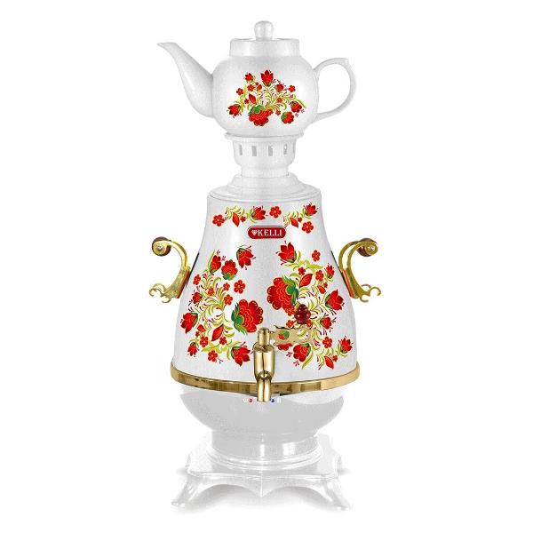 Изображение товара Самовар Kelli TKL-1321 белый