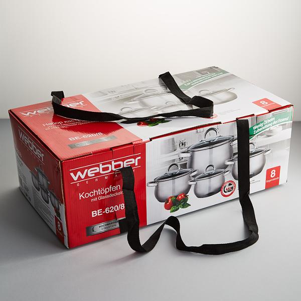 Изображение товара Набор кастрюль Webber BE-620/8