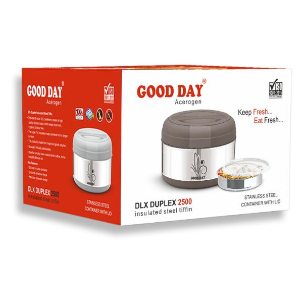 Изображение товара Термос GOOD DAY Dlx Duplex 2500 мл Brown