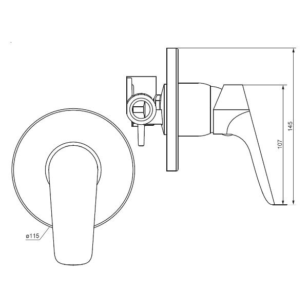 Изображение товара Смеситель Damixa 7.775003E8