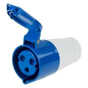 Изображение товара Силовой разъем Rexant 2Р+РЕ 32А 220В IP44 (11-8921)