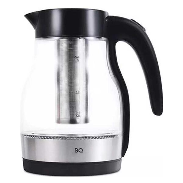 Изображение товара Электрочайник BQ KT2046G черный/серебристый Изображение товара Электрочайник BQ KT2046G черный/серебристый