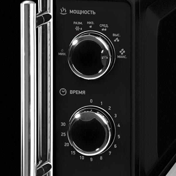 Изображение товара Микроволновая печь соло BBK 17MWS-794M/B-M(B)